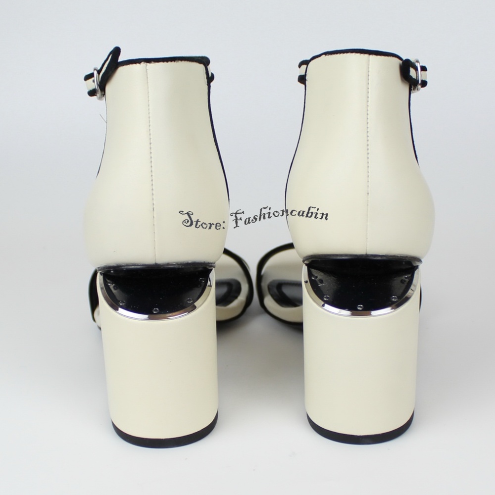 NEW ALEXANDER WANG Abby Leather Sandals - Picture 6 of 10